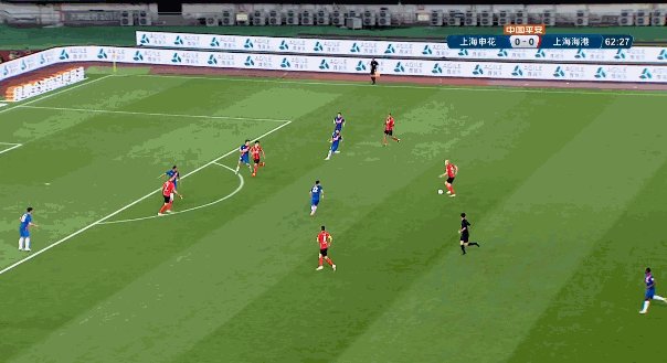 【中超】穆伊世界波巴索戈点射 10人海港1比1申花